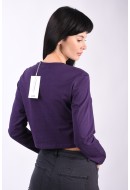 Women Blouse Jjxx Jxasta Reg Every Crop Purple Velvet